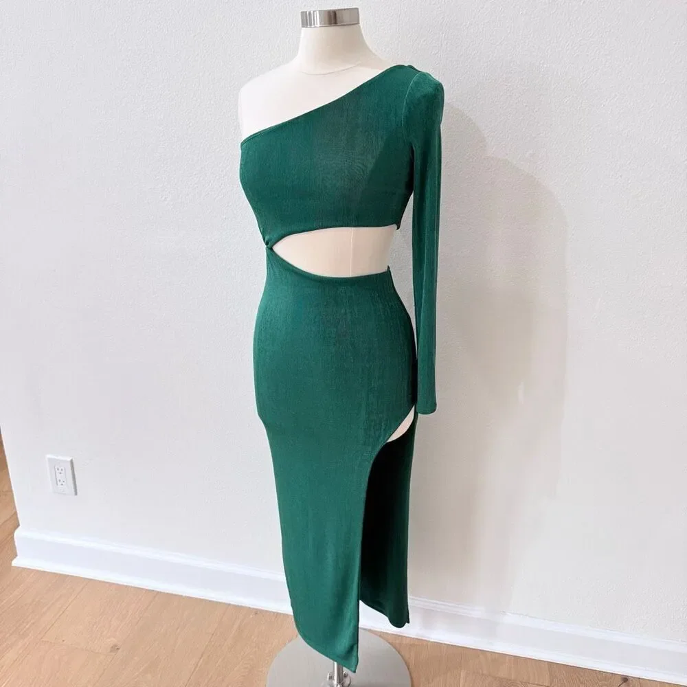 Camila Coelho Maxi Dress Green Size XS